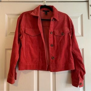 Pink corduroy jacket